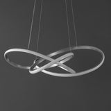 Alexia 25" Abstract Integrated LED Metal Adjustable Pendant - JONATHAN Y