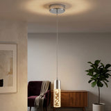 Bolha 4.75" Bubble Acrylic/Iron Modern Minimalist Integrated LED Pendant Chrome / 1 Socket – MAIN-ROOM