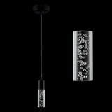 Bolha 4.75" Bubble Acrylic/Iron Modern Minimalist Integrated LED Pendant