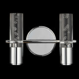Bolha Minimalist Modern Bubble Acrylic/Iron Integrated LED Vanity Light - JONATHAN Y