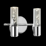 Bolha Minimalist Modern Bubble Acrylic/Iron Integrated LED Vanity Light - JONATHAN Y