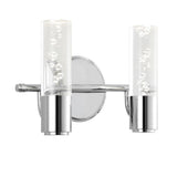 Bolha Minimalist Modern Bubble Acrylic/Iron Integrated LED Vanity Light - JONATHAN Y