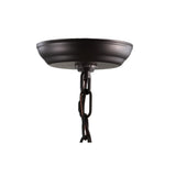 Ruth 11" Traditional Classic Lantern Metal/Glass LED Pendant - JONATHAN Y