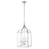 Ruth 11" Traditional Classic Lantern Metal/Glass LED Pendant - JONATHAN Y