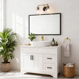 Shirley Metal/ Bubbled Glass Vanity Light