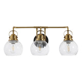 Shirley Metal/ Bubbled Glass Vanity Light