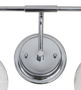 Shirley Metal/ Bubbled Glass Vanity Light