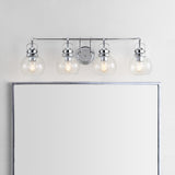 Shirley Metal/ Bubbled Glass Vanity Light