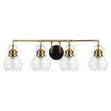 Shirley Metal/ Bubbled Glass Vanity Light