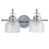 Virginia Metal/Glass LED Vanity Light