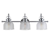 Virginia Metal/Glass LED Vanity Light - JONATHAN Y
