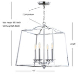 Gloria 14.5" Metal LED Pendant - JONATHAN Y