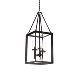 Anna 12" Metal/Glass LED Pendant - JONATHAN Y