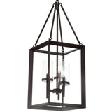 Anna 12" Metal/Glass LED Pendant - JONATHAN Y