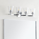 Marion Hurricane Metal/Glass Vanity