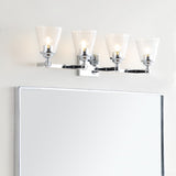 Marion Hurricane Metal/Glass Vanity - JONATHAN Y