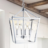 Pagoda Lantern Metal LED Pendant - JONATHAN Y