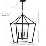 Pagoda Lantern Metal LED Pendant