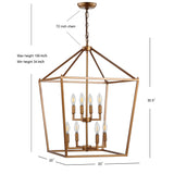 Pagoda Lantern Metal LED Pendant