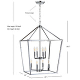 Pagoda Lantern Metal LED Pendant