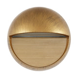 Orbe 6.25" Outdoor Metal/Glass Integrated LED Wall Sconce