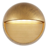 Orbe 6.25" Outdoor Metal/Glass Integrated LED Wall Sconce