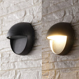 Orbe 6.25" Outdoor Metal/Glass Integrated LED Wall Sconce