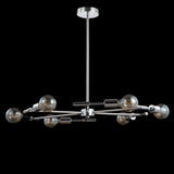 Turing 28.5" Adjustable Height Metal LED Chandelier - JONATHAN Y