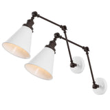 Rover 7" Adjustable Arm Metal LED Wall Sconce