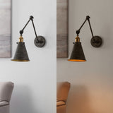 Rover 7" Adjustable Arm Metal LED Wall Sconce