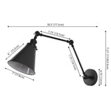 Rover 7" Adjustable Arm Metal LED Wall Sconce