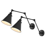 Rover 7" Adjustable Arm Metal LED Wall Sconce