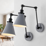 Rover 7" Adjustable Arm Metal LED Wall Sconce