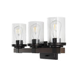 Bungalow Iron/Seeded Glass Rustic Farmhouse LED Vanity Light