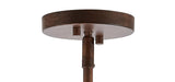 Ogee 16.75" Adjustable Iron Rustic Industrial LED Pendant - JONATHAN Y