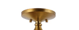 Marfa 14" Glass/Iron Farmhouse Modern LED Flush Mount