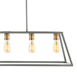 Floyd 38" Adjustable Iron Farmhouse Vintage LED Dimmable Pendant