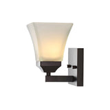 Staunton Iron/Glass Modern Cottage LED Vanity Light - JONATHAN Y