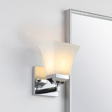 Staunton Iron/Glass Modern Cottage LED Vanity Light - JONATHAN Y