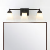 Staunton Iron/Glass Modern Cottage LED Vanity Light