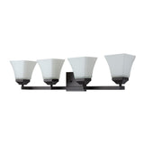 Staunton Iron/Glass Modern Cottage LED Vanity Light