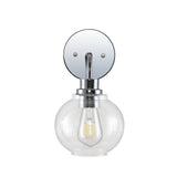 Sandrine Iron/Seeded Glass Cottage Rustic LED Vanity Light - JONATHAN Y