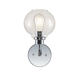 Sandrine Iron/Seeded Glass Cottage Rustic LED Vanity Light