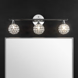 Maeve Iron/Glass Contemporary Glam LED Vanity Light - JONATHAN Y
