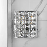 Clara Deco Metal/Crystal Classic Glam LED Vanity Light - JONATHAN Y