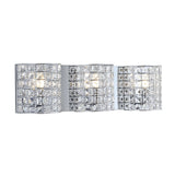 Clara Deco Metal/Crystal Classic Glam LED Vanity Light - JONATHAN Y