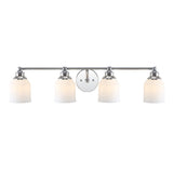 Lydia Iron/Frosted Glass Farmhouse Cottage LED Vanity Light