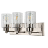 Irving Seeded Glass/Iron Modern Contemporary LED Vanity Light