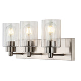 Irving Seeded Glass/Iron Modern Contemporary LED Vanity Light