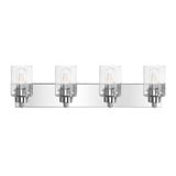 Irving Seeded Glass/Iron Modern Contemporary LED Vanity Light